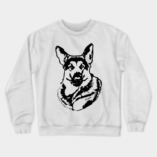 Moosedog or Bust (single sided print) Crewneck Sweatshirt